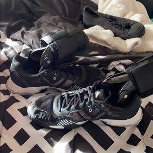 volleyball shoes and ankle braces